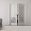 Portes doubles intérieures en bois massif en verre givré 1-Lite-97824954-114043069
