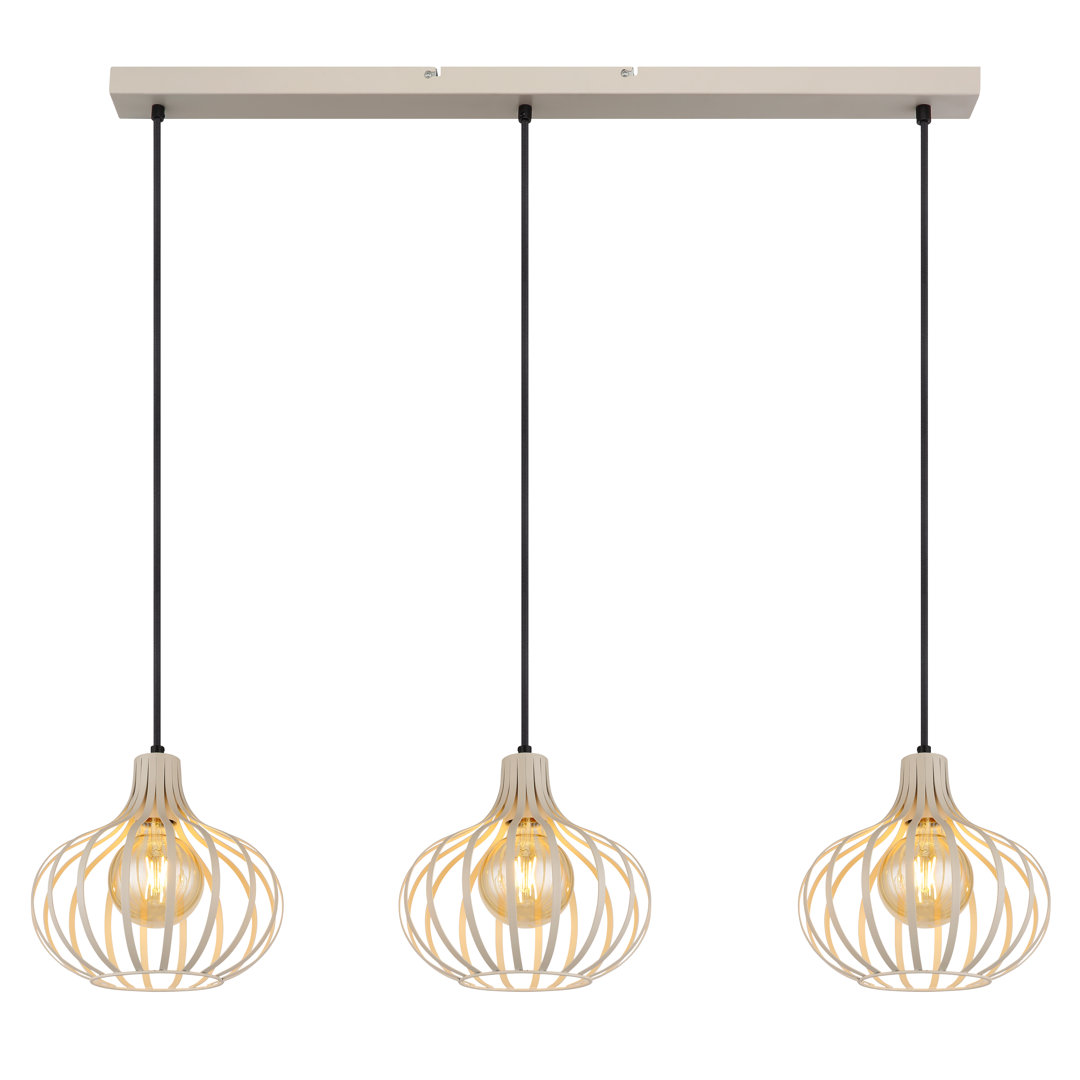Anikah 3 - Light Bronze Geometric Pendant