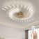 Caddaric Modern LED Ceiling Light,42-Light Heads Flower Shape Ceiling Lights,with Remote Control