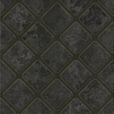 Tapis décoratif gris géométrique