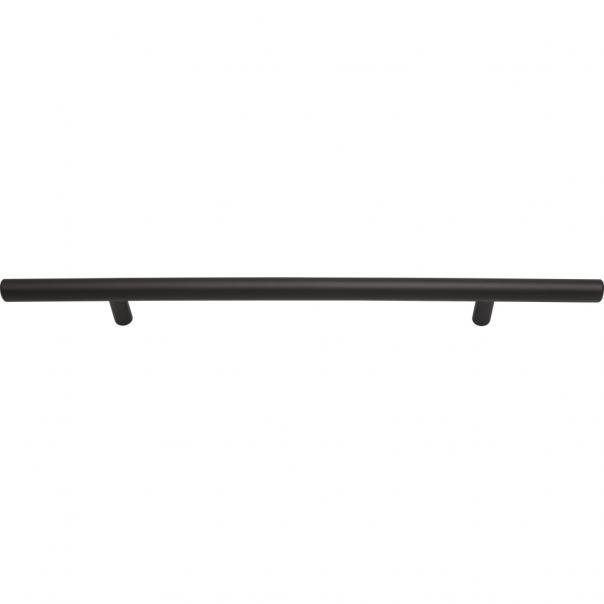 Modern Aged Bronze Bar Pull with Mounting Hardware