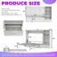 Grand lit escamotable avec compartiments de rangement, cadre de lit mural, lit plateforme pliable avec tiroir et tablettes-1611990428