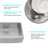 22" W Farmhouse Kitchen Sink Stainless Steel Single Bowl Kitchen Sink Apron Front Farm Sink-87748383