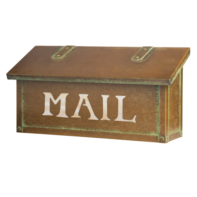 Boîte aux lettres murale classic, Vert nouveau, Miel
