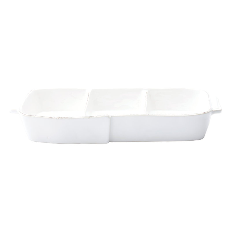 Melamine Lastra Melamine Divided Serving Dish