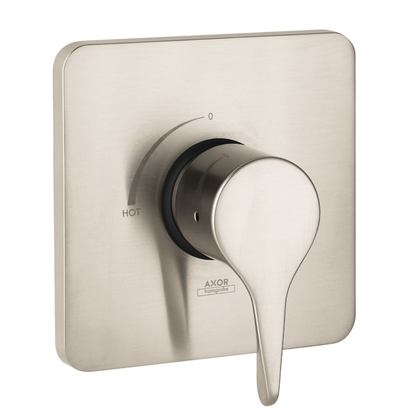 AXOR Citterio M Pressure Balance Faucet Trim with Lever Handle, Brushed Nickel