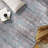 Rambo Abstract Ivory/Gray/Blue Area Rug-61672780