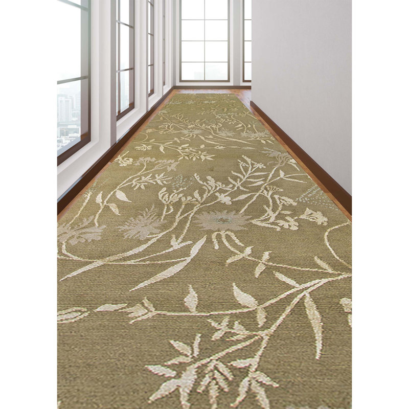 Floral Area Rug, Runner 3' x 10'