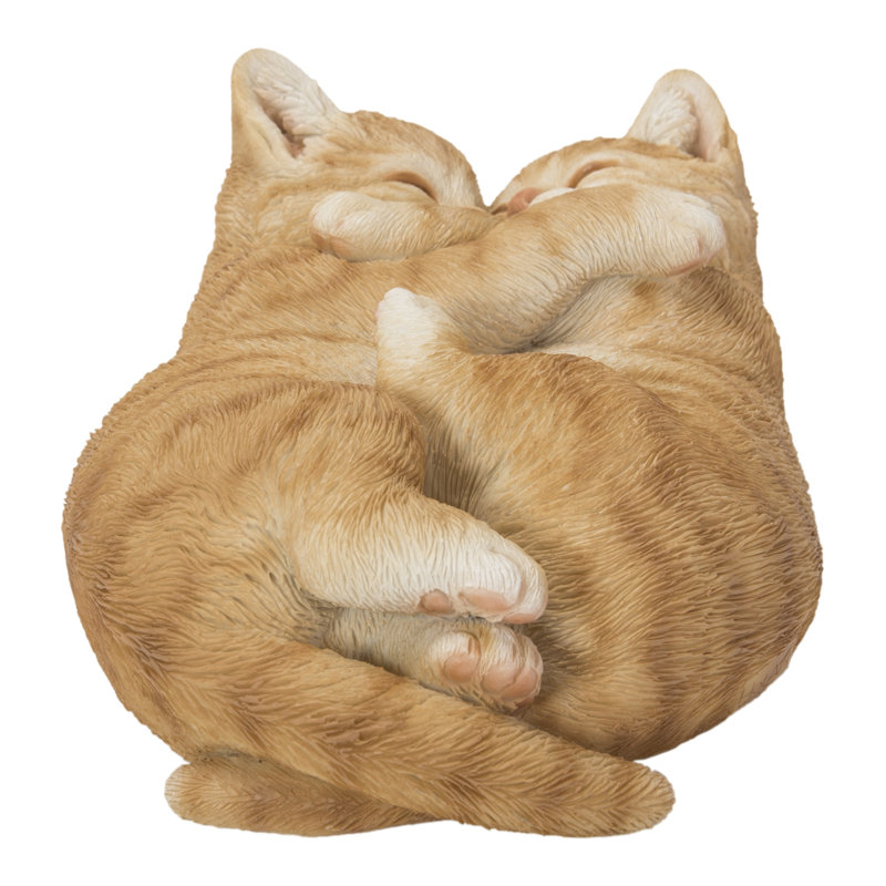 Sleeping Couple Cats, Orange