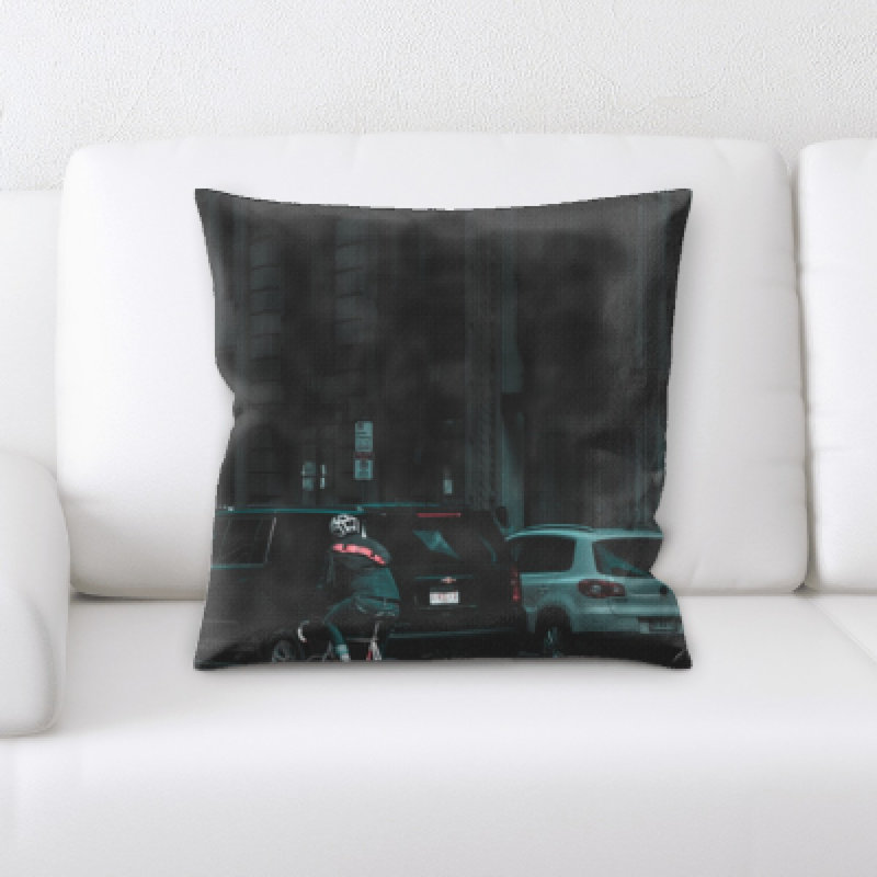 Microsuede Throw Pillow