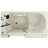 Prairie 45.75'' x 26'' Soaking Fiberglass Bathtub with Faucet-17694268-17694269