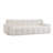 88 in.Cloud 3 Seater Chenille Sofa with Button Tufted Comfy Upholstered Couch,Snow White-512058844