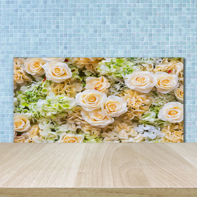 Llinos 50cm W x 100cm L Glass Peel and Stick Panel