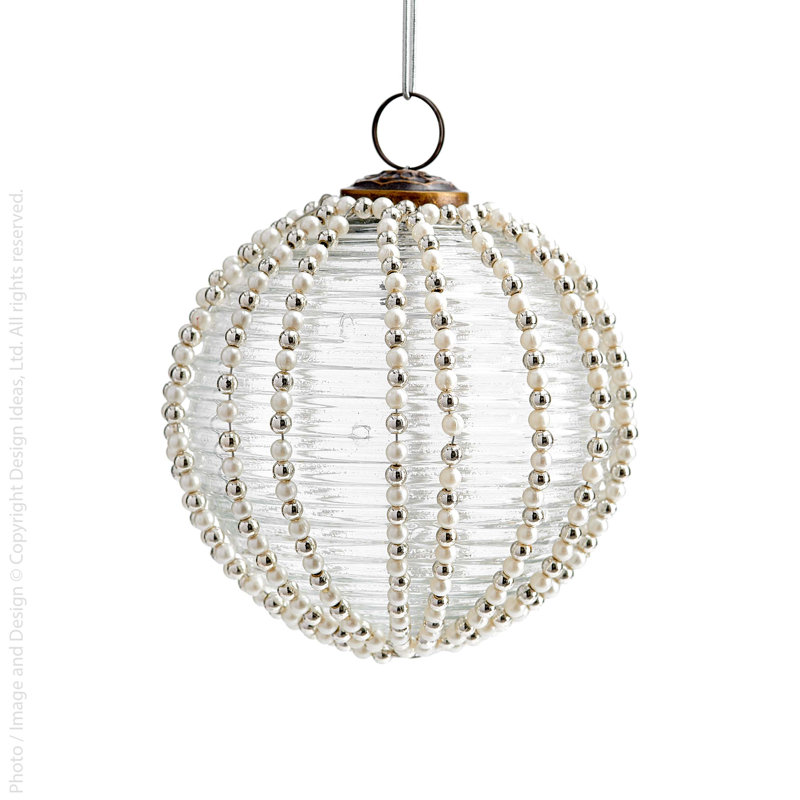 Ornements en boule, H 4,02 po x l 4,02 po x P 4,02 po