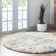 Tapis abstrait gris / ivoire