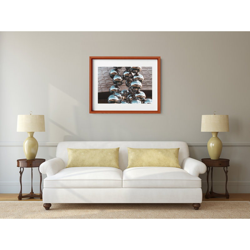 Distant Eyes Print by Joseph Regan, 14" H x 16" W x 0.75" D, Cherry
