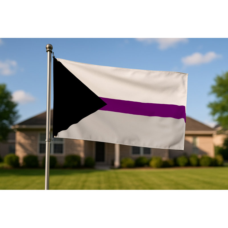 Drapeau de la fierté demisexuelle — Drapeau