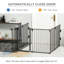 78cm H Metal Pet Barrier