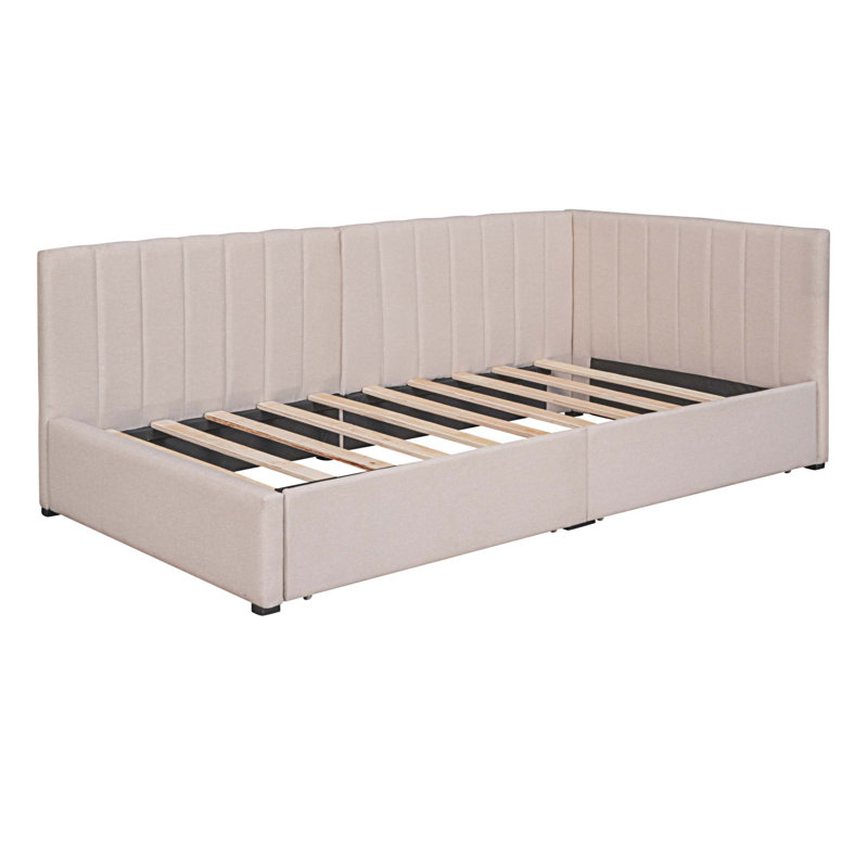 Upholstered Daybed, Beige