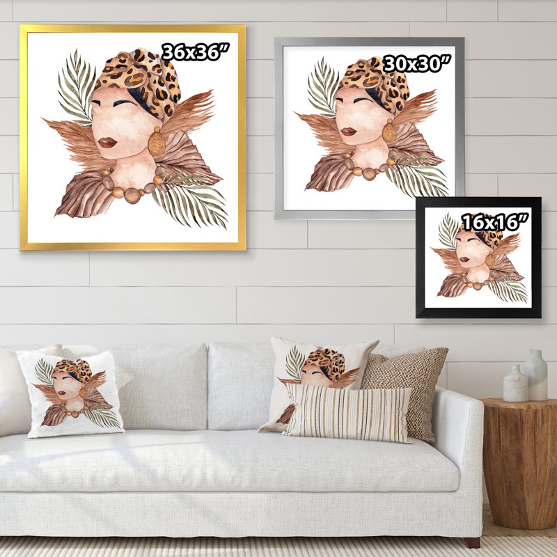 Reproduction d'art sur toile Glam, H 16 po x l 16 po x P 1 po, Or