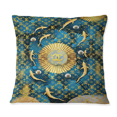 Luxury Brand Design II - Fashion Printed Throw Pillow