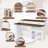 53.14'' Extendable Kitchen Island Set-828722808