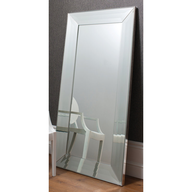 Lennon Wood Flat Mirror, 183 x 92 x 6 cm