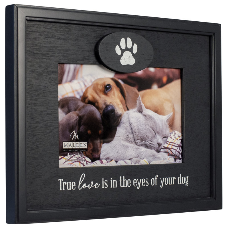 Black Matte Picture Frame with Mat