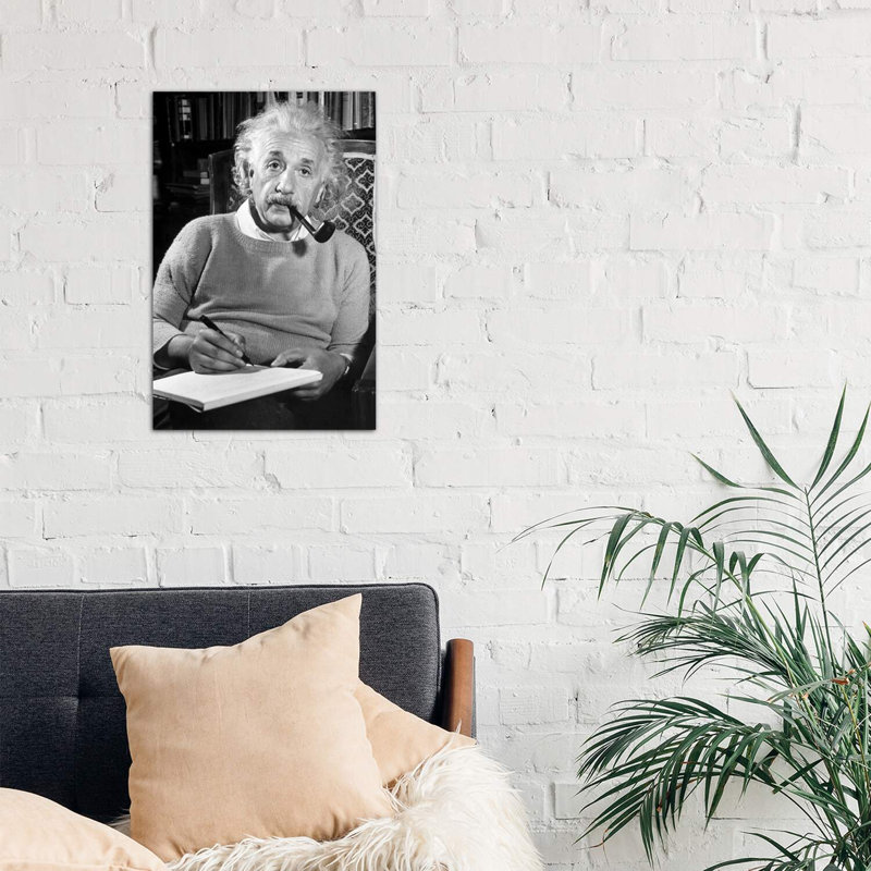 Albert Einstein (1879-1955) - Wrapped Canvas Print, 66.04 cm H x 45.72 cm W x 1.91 cm D