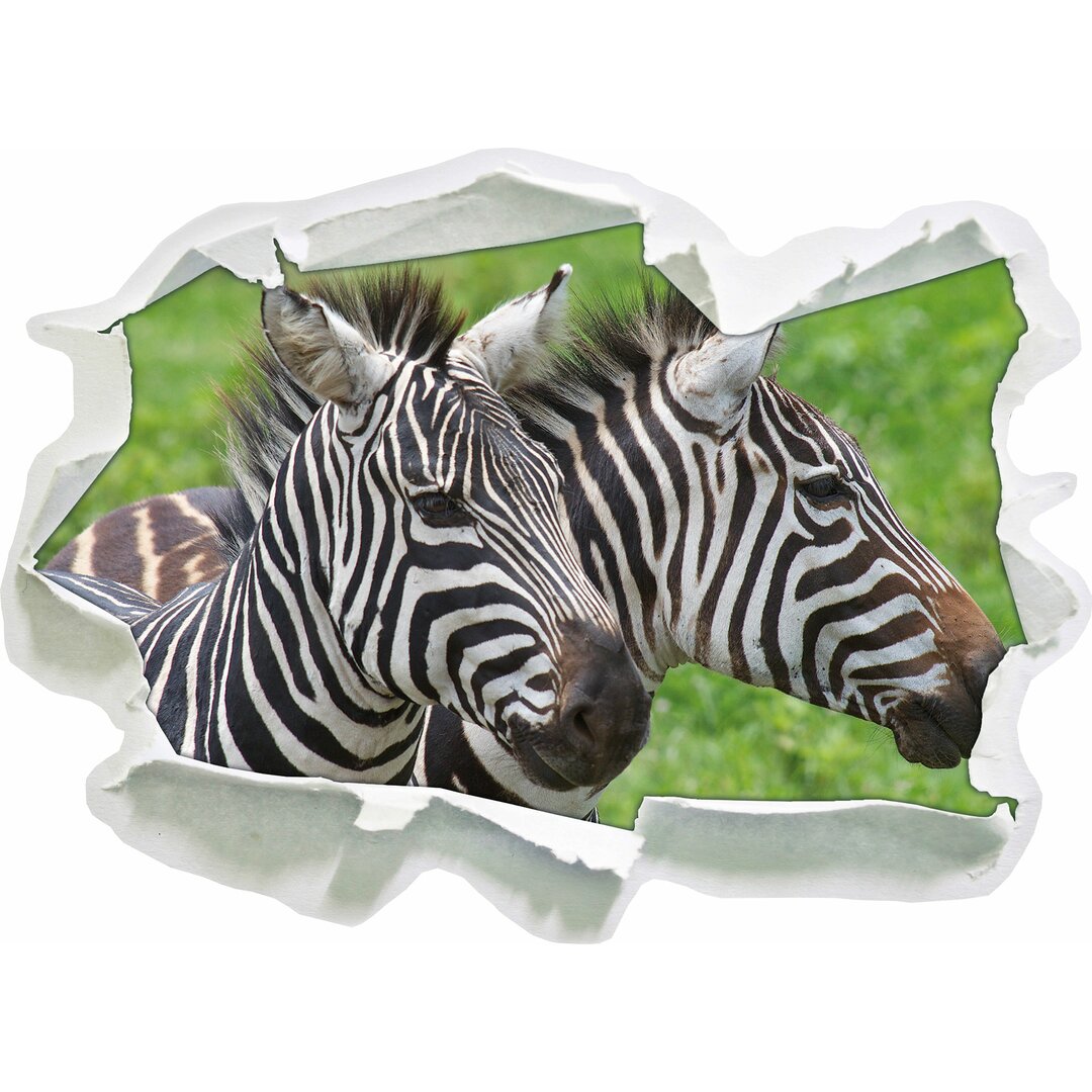 Wandtattoo Schönes Zebrapaar