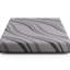 Bavoir en mousse viscoélastique réactive (grand) avec couche de confort haute densité et noyau en tissu mèche pour une nuit rafraîchissante