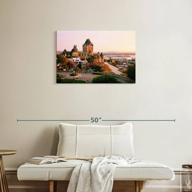 Lilie Quebec Chateau Frontenac, 20" H x 30" W