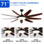 Ventilateur de plafond 70,96
