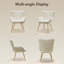 Chaise d'appoint moelleuse en laine d'agneau-707069943