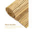Rouleau de clôture en bambou naturel, écran d'intimité écologique, 6 pi de haut x 8 pi de long, idéal pour le jardin et l'extérieur
