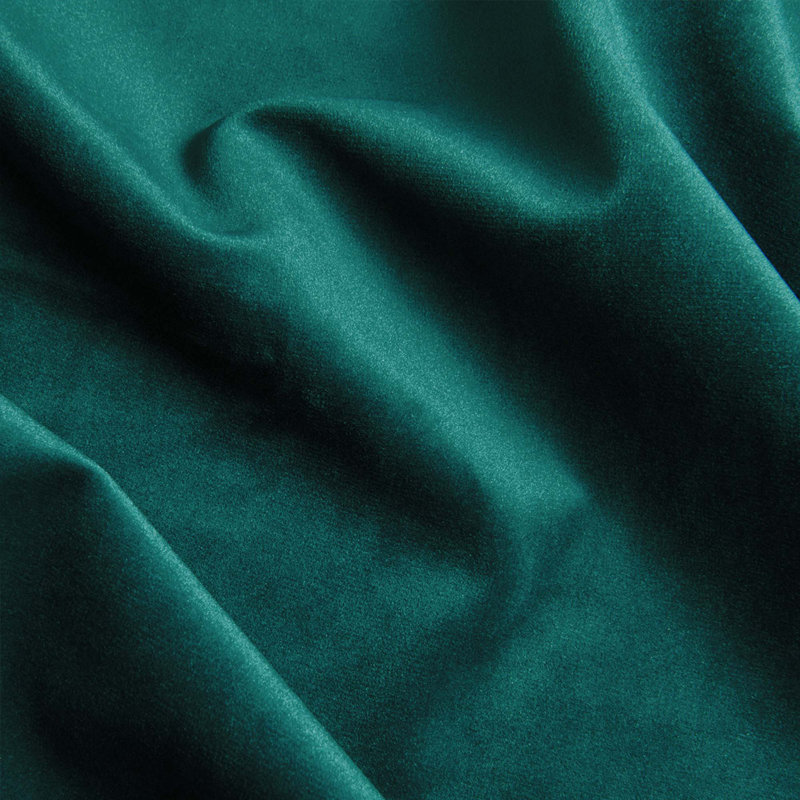 Leann Tufted Velvet Upholstered Back Side Chair, Turquoise Velvet