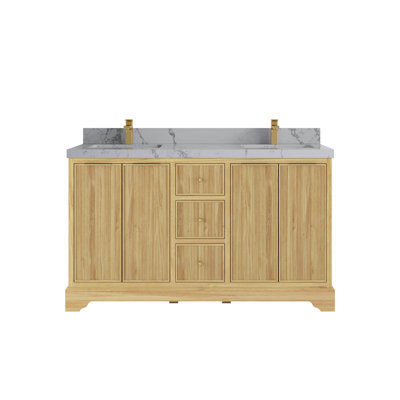 Ensemble de meuble-lavabo double 60 po