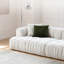 Coussin modulaire 112,60 po blanc 100% polyester-129578960