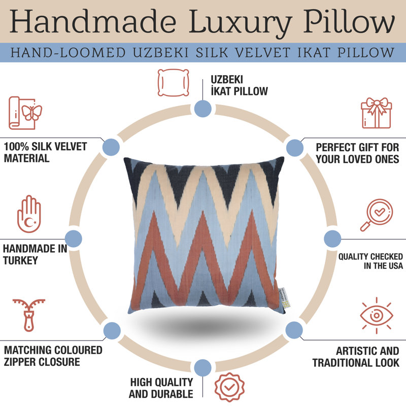 Silk Square Pillow Cover & Insert