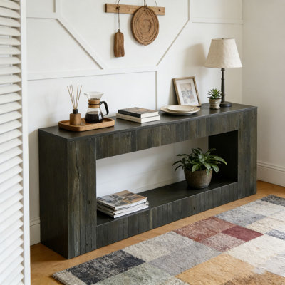 63“ Low Sofa Console Table