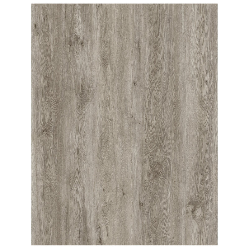 ECOSTYLE 7.2" X 48" Waterproof SPC Flooring, 6.5Mm Thick Click-Lock Vinyl Planks, Scratch Resistant, For Living Room/Bedroom