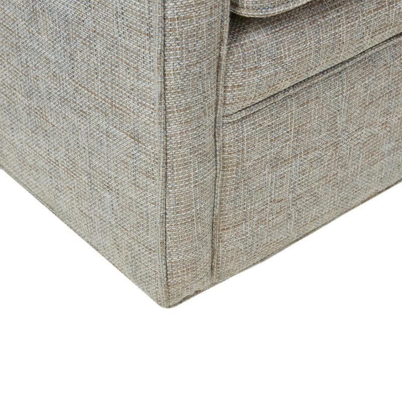 Chaise pivotante Logan à 360 degrés, Polyester gris