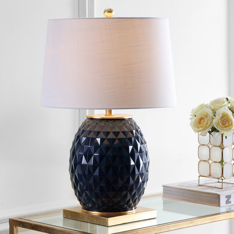 Knorr Table Lamp, Navy/Gold