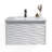 30" Wall Mounted & Floating Single Vanity with Ceramic Sink-854049719