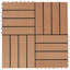 Carreaux de terrasse 11 pièces VPC 11,8 po x 11,8 po VidaXL-70790501-130568079-130568082