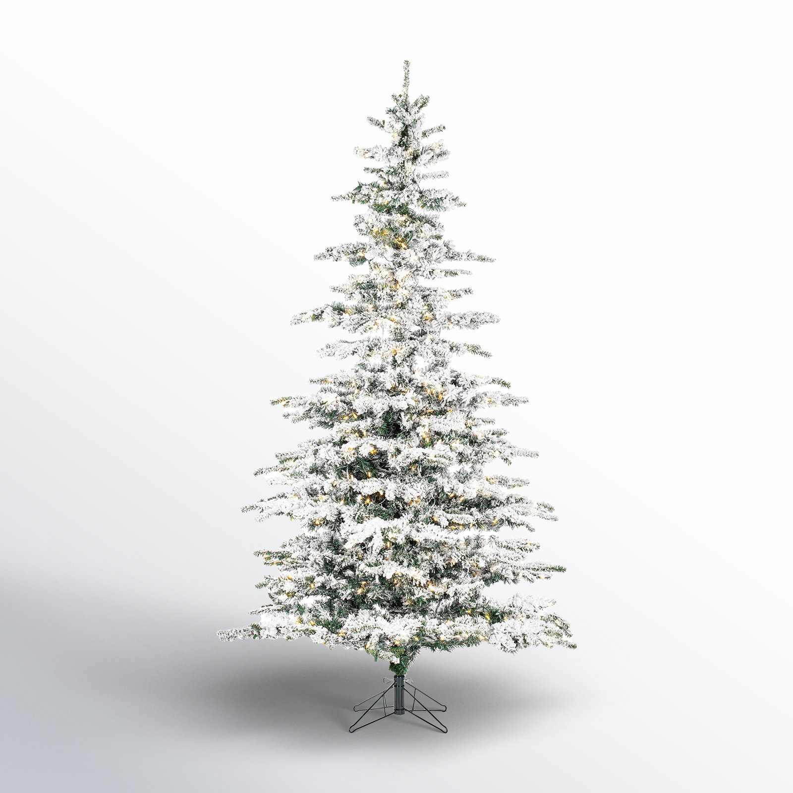 Hendricks Lighted Artificial Fir Christmas Tree, 120