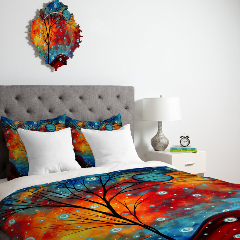 Madart Inc Floral Duvet Cover
