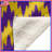 Purple Yellow Chevron Blankets-130857331