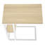 Table de bout en C avec plateau en bois et structure en métal-925436587-925436585