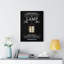 Lamp Proverbs 20:20 KJV - Wrapped Canvas Print-2050321427